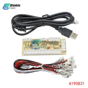 Zero Delay Arcade USB Encoder PC to Joystick MAME 5Pin Sanwa Push Button cable - Picture 1 of 29