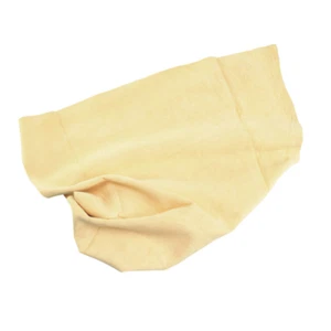 PANNO ASCIUGATURA AUTO PELLE NATURALE PROFESSIONALE ASCIUGA PULISCE 43x68 CM - Foto 1 di 5