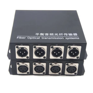 Receptor extensor transmisor receptor transmisor de audio a fibra óptica convertidores de audio equilibrado a fibra óptica - Imagen 1 de 35
