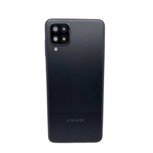 Back Cover Black Battery Housing Door for Samsung Galaxy A12 SM-A125 Replacement - Picture 1 of 12