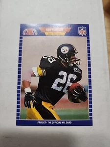 1989 PRO SET ROD WOODSON PITTSBURGH STEELERS ROOKIE CARD HALL OF FAME 354 - Picture 1 of 2
