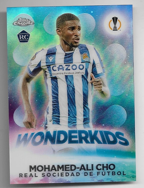 2022-23 Topps Chrome UEFA Wonderkids Refractor Card : Mohamed-Ali Cho #W-11 *3 - Image 1 of 1