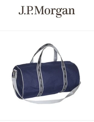 Official JP Morgan Chase JPM - 17” Original Duffel FO Trader Banker Bag Tote NEW - Image 1 of 4