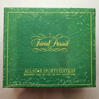 Trivial Pursuit 1981 ALL STAR SPORTS Edition Subsidiary Card Set EUC - Image 1 of 4