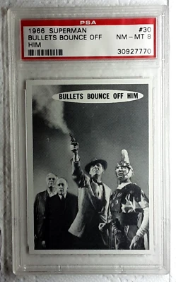 1966 SUPERMAN CARD 30 BULLETS BOUNCE OFF HIM - Image 1 of 2