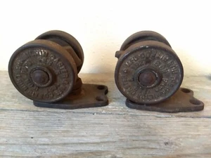 3-1/4" JUMBO Vintage 1921 Hamilton "Run Rite" Nr. 8 Industrie Rollen Satz - Bild 1 von 10