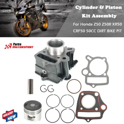 KIT MONTAJE CILINDRO Y PISTÓN Para Honda Z50 Z50R XR50 CRF50 50CC DIRT BIKE PIT Foto 1 de 4