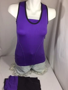 Kathyana Woman Purple Tank Top Athletic Apparel Size M With Pants Bin73#19 - Picture 1 of 12