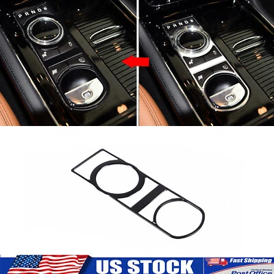 光泽黑色不锈钢中控台维修盖板适用于捷豹 XJ 2010-19 — 第 1/4 张图片