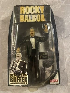 Rocky Balboa Michael Buffer SIGNIERTE Actionfigur Rocky Collectors Serie Jakks - Bild 1 von 7