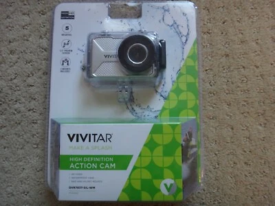 Vivitar HD Action Waterproof Camera / Camcorder - Silver DVR783T-SIL-WM - Image 1 of 4
