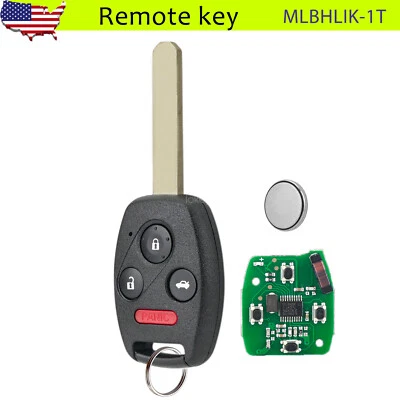 For 2008 2009 2010 2011 2012 Honda Accord Coupe Keyless Remote Key Fob MLBHLIK1T - Image 1 of 4