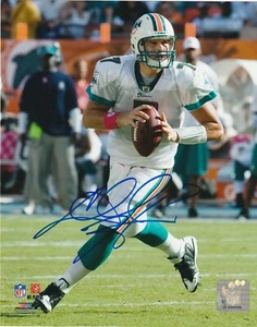 CHAD HENNE MIAMI DOLPHINS  ACTION SIGNED 8x10 - Picture 1 of 1