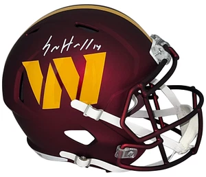 SAM HOWELL AUTOGRAPHED WASHINGTON COMMANDERS FULL SIZE SPEED HELMET BECKETT - Picture 1 of 1