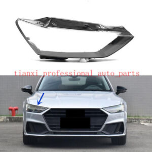 For Audi A7 RS7 2019-2023 Right Front Headlight Lens Cover Shell + Sealant