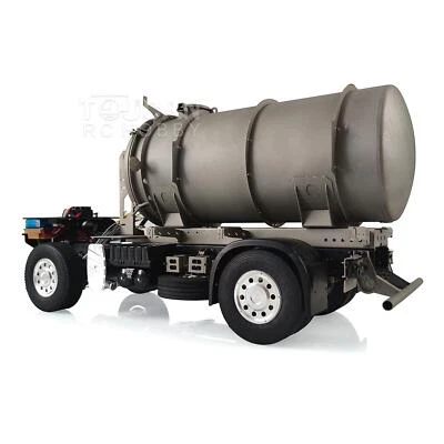 LESU 4x4 Transport Truck 1/14 Metal Vacuum Tank RC Tractor Truck Light Sound - Image 1 of 4