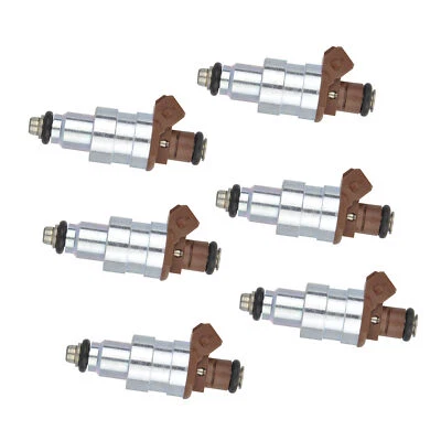 Inyectores de combustible 6 piezas para Jeep Cherokee Comanche Wrangler 1991 1992 1993 4,0 L L L6 Foto 1 de 4