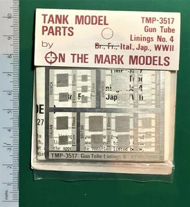 ON THE MARK MODELS TMP-3517 - GUN TUBE LINING n°4 ITA-JAP - 1/35 PHOTOETCHED - Picture 1 of 1