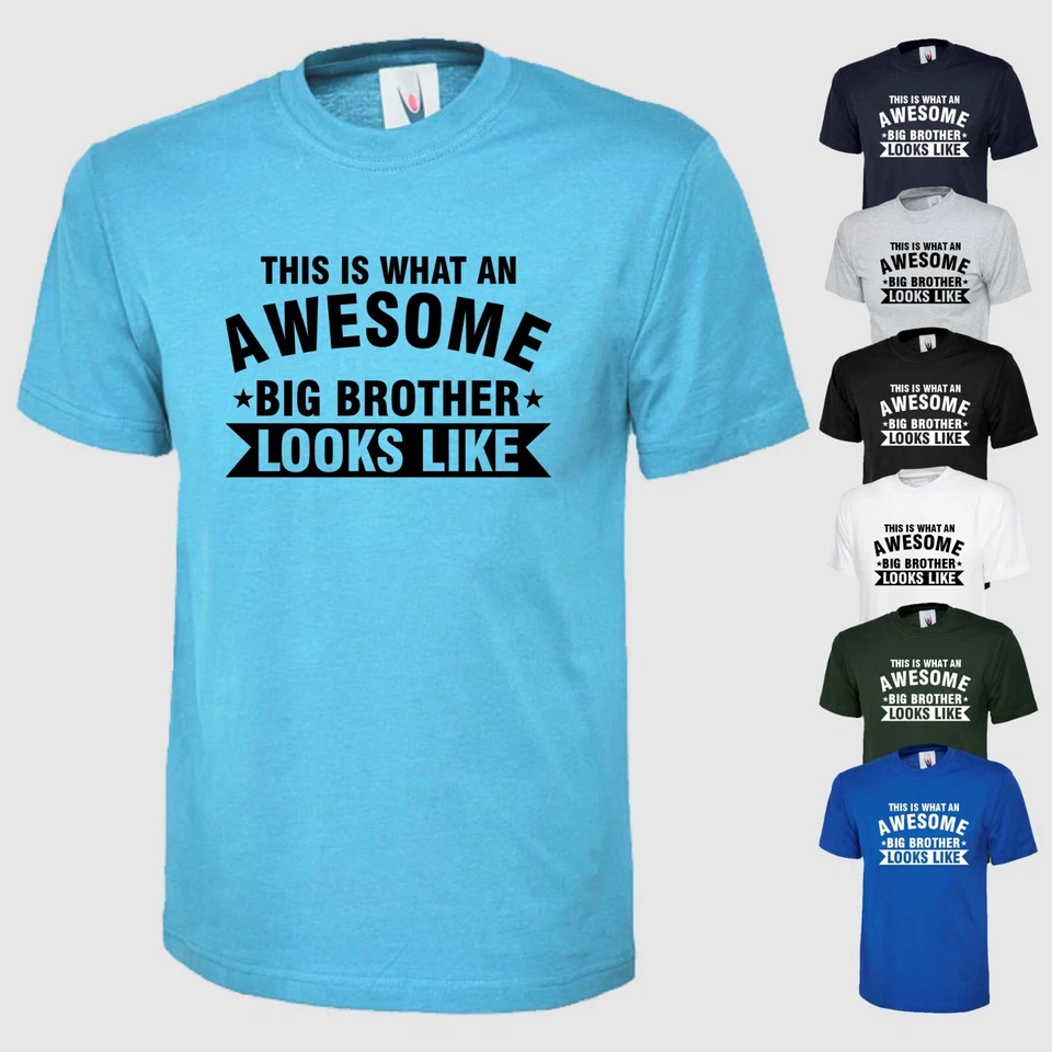AKA-TEXTILE Big Brother Kinder T-Shirt bedruckt toller Bruder sieht aus wie Geburtstag Geschenk T Top