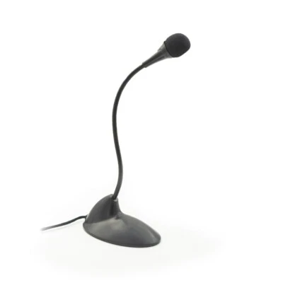 Microfono da Banco Asta Flessibile Jack 3,5 Omnidirezionale Cavo 180 cm HARD3565 - Immagine 1 di 2