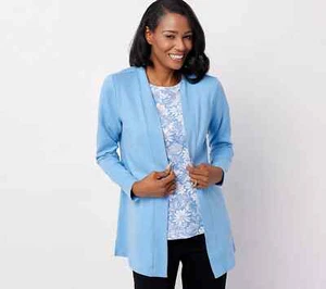 Isaac Mizrahi Live! Cárdigan y camiseta Essentials A470485 - Imagen 1 de 5