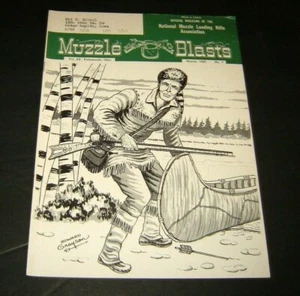 Muzzle Blasts Magazine March 1959 Muzzle Loading Riffle Association GUNS  - Picture 1 of 1