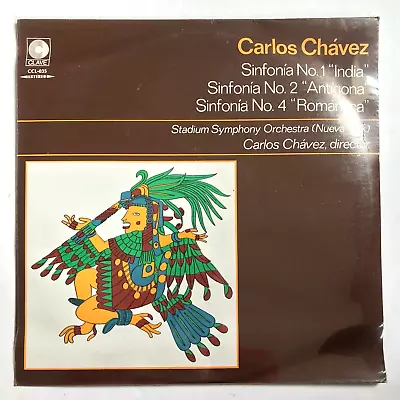 CARLOS CHAVEZ Sinfonia India, Antigona , Romantica SEALED Vinyl LP Album Mexican - Image 1 of 4