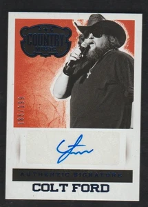 COLT FORD Signed 2014 Panini Country Music Signatures BLUE Autograph /199 AUTO - Picture 1 of 2