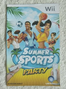 81686 Folleto de instrucciones - Fiesta deportiva de verano - Nintendo Wii (2009) RVL-RI6P-U - Imagen 1 de 1