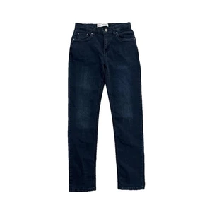 Levi’s 502 Regular Taper Dark Wash Adjustable Waist Youth Boys Jeans 16 28x30 - Picture 1 of 9