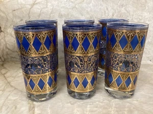 6 vasos de Highball vintage Rainer Blue West Virginia - Imagen 1 de 13