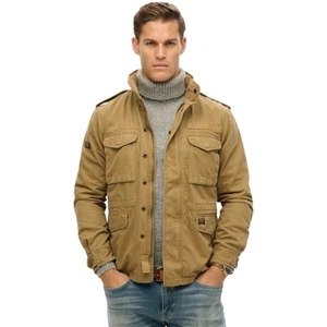Superdry Rookie Field Jacket Sandstone - Picture 1 of 4