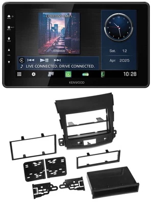 Kenwood Lenkrad Bluetooth USB DAB Autoradio für Mitsubishi Outlander 10-12 - Bild 1 von 4