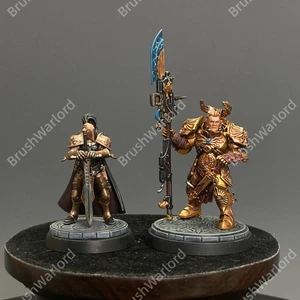 Talons Of The Emperor ：Valerian And Aleya Adeptus Custodes Warhammer 40K Painted - Picture 1 of 9