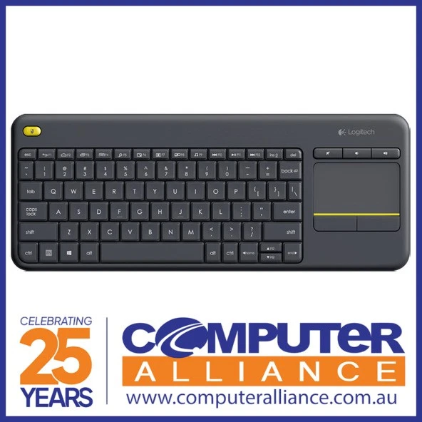 Logitech K400 Plus Wireless Touch Keyboard Black 920-007165 - image 1 of 1