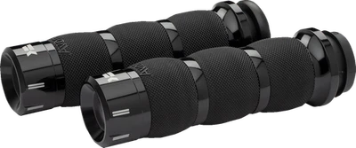 Empuñaduras de cable de manillar con cojín de aire clásico Khrome Werks para Harley 1982-2022 Foto 1 de 3