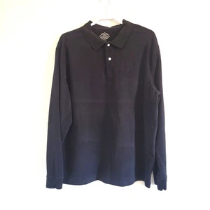 St. John's Bay Black Henley EUC Size 2XL - Picture 1 of 4