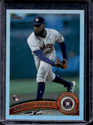 2021 Topps Archives Cristian Javier RC Rainbow Foil Rookie #77/150 Astros - Image 1 of 2