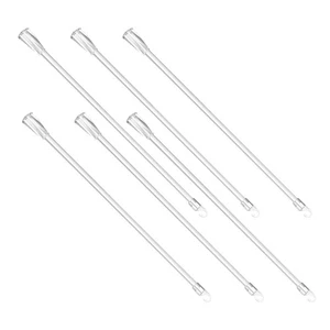6 Pcs Blind Wand with Alloy Hook Handle Blinds Pull Rod Mini Replacement Parts - Picture 1 of 9