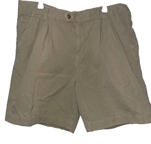 Pantalones Cortos Chinos Ermenegildo Zegna Vintage Para Hombre Caqui Talla 58 Hechos en Italia - Imagen 1 de 6