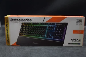 SteelSeries Apex 3 Gaming Tastatur 10-Zonen RGB-Beleuchtung Neu Inkl. Rechnung - Afbeelding 1 van 4