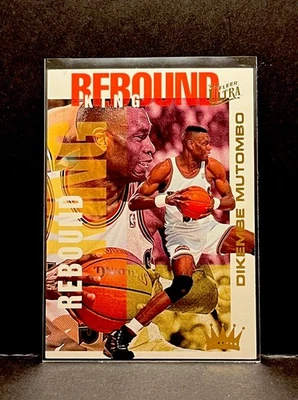 Fleer Ultra Rebound Kings #4 1994-95 Dikembe Mutombo Denver Nuggets Foto 1 de 2