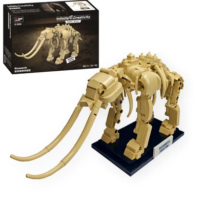 Mammoth Fossil Building Block Set, Dinosaur Skeleton Model Construction Toy - Image 1 of 4