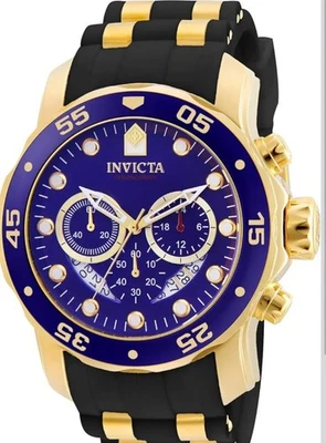 Reloj pulsera Invicta 6983 Pro Diver para hombre cronógrafo esfera azul poliuretano Foto 1 de 4