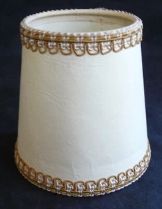 Clip Lampenschirm Karton 10,5 cm - Vintage - Deko Kleinformat REF 696 - Bild 1 von 4