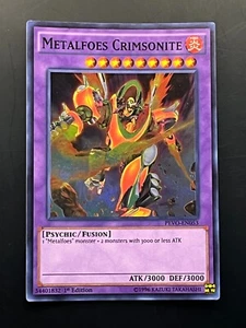 Metalfoes Crimsonite Super Rare PEVO-EN053 1st Edition Yugioh Card - Imagen 1 de 2