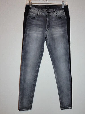 Vaqueros orquídea negros mujer talla 28 jude tiro medio ajustados elásticos gris carbón Foto 1 de 4