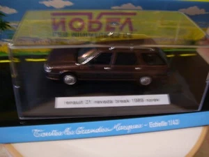 RENAULT 21 R21 BREAK NEVADA Marron 1989 NOREV BOITE 1/43 - Imagen 1 de 6