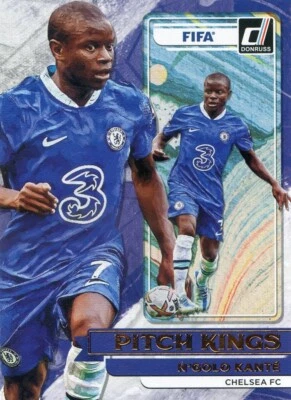 2022-23 Panini Donruss FIFA Soccer N'GOLO KANTE #2 PITCH KINGS CHELSEA - Image 1 of 2