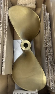 Michigan 15" x 13 Pitch Sailer Boat Sailboat Right Hand Bronze Propeller 2 Blade - Bild 1 von 2